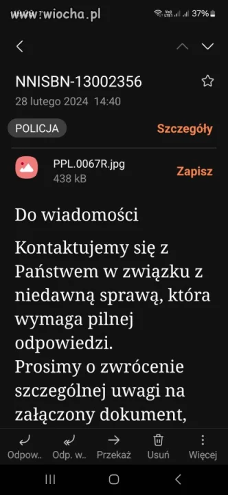 Uwaga oszustwo