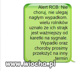 Ciekawe kiedy takie alerty roześlą