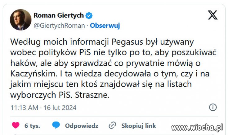 Sprawa Pegasusa wywołała w PiS panikę.