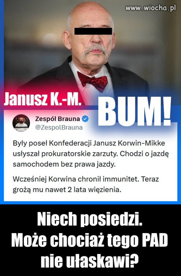 W końcu się doigrał!