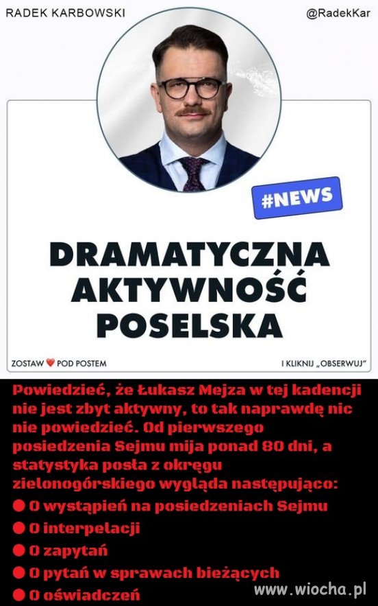 O łajzie też jakoś cicho