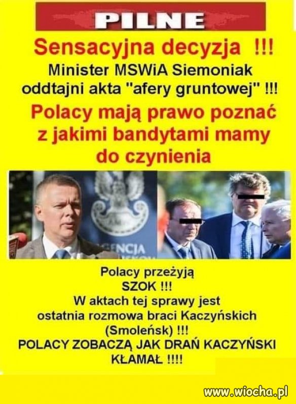 Czyżbyśmy byli wreszcie bliżej prawdy? Ciekawe co...