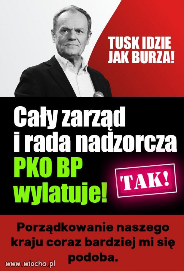 Czyszczenie spółek z nominatów partyjnych nominatów PiS trwa!