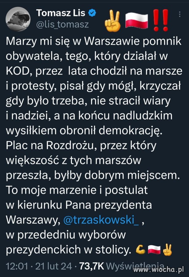 Jesteśmy za! 