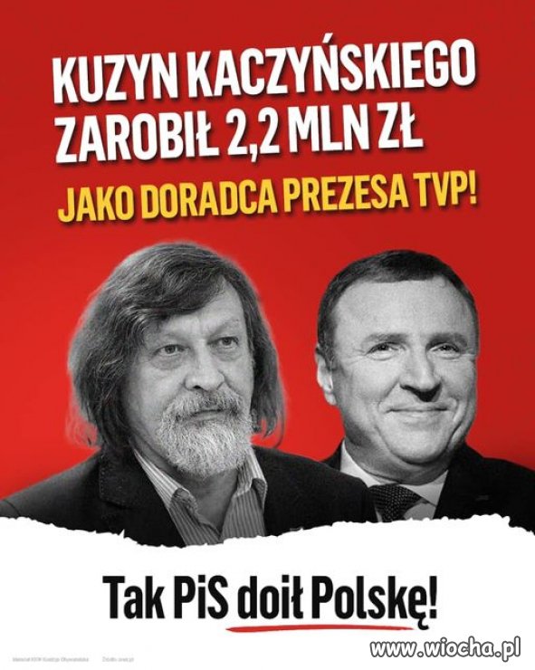 Tak Kaczyński dbał o kasę dla swoich!