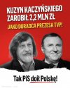 Tak Kaczyński dbał o kasę dla swoich!
