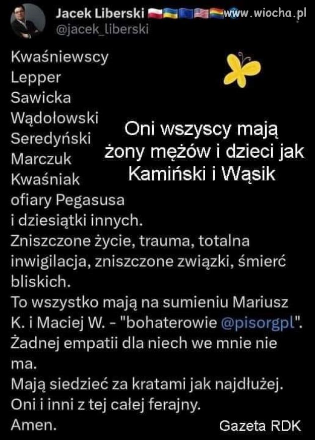 To powinno być wysyłane do prezydenta przez każdego 