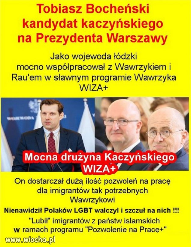 Mocna drużyna Kaczyńskiego WIZA+ 