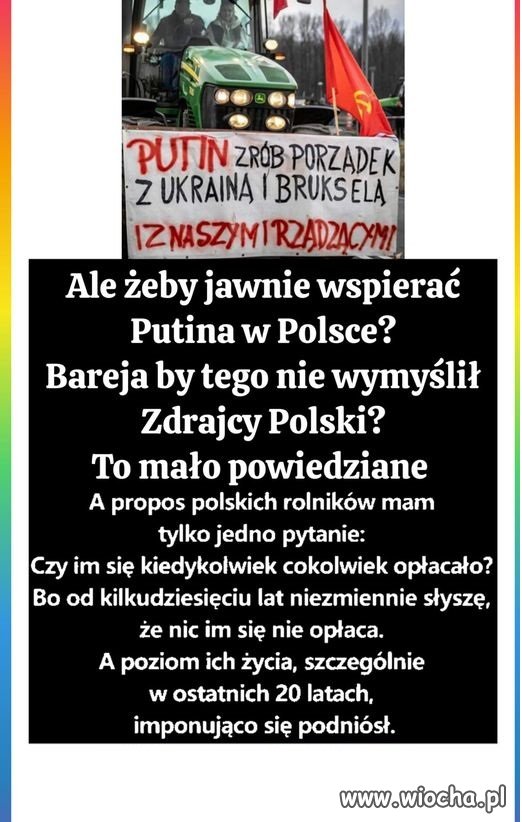 Cały czas ci biedni rolnicy 