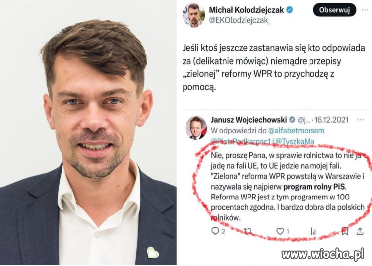 Obiecał ujawnić listę importerów zboża - oby jak najszybciej...