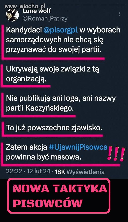 Nowe wytyczne z centrali na Żoliborzu