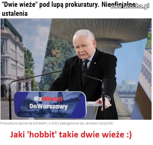 Mamy swojego hobbita i jego 2 wieże ...