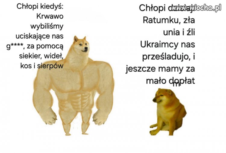 Chłopi kiedyś i dzisiaj