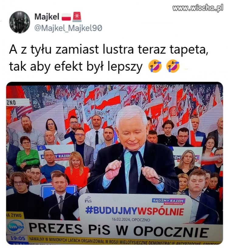 Mówca porywa tłumy! Aplauz i szaleństwo na trybunach... 