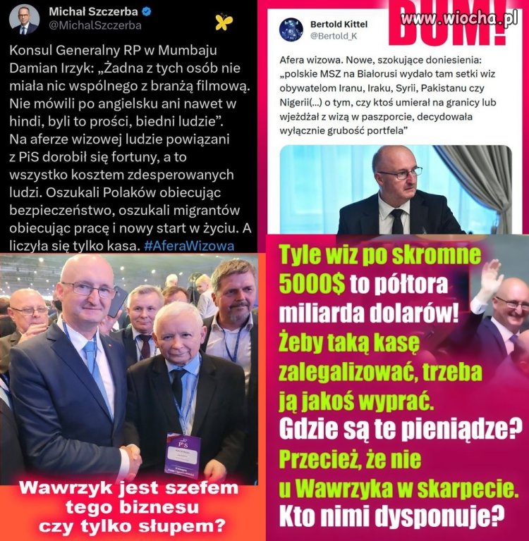 Afera wizowa z dnia na dzień coraz lepsza