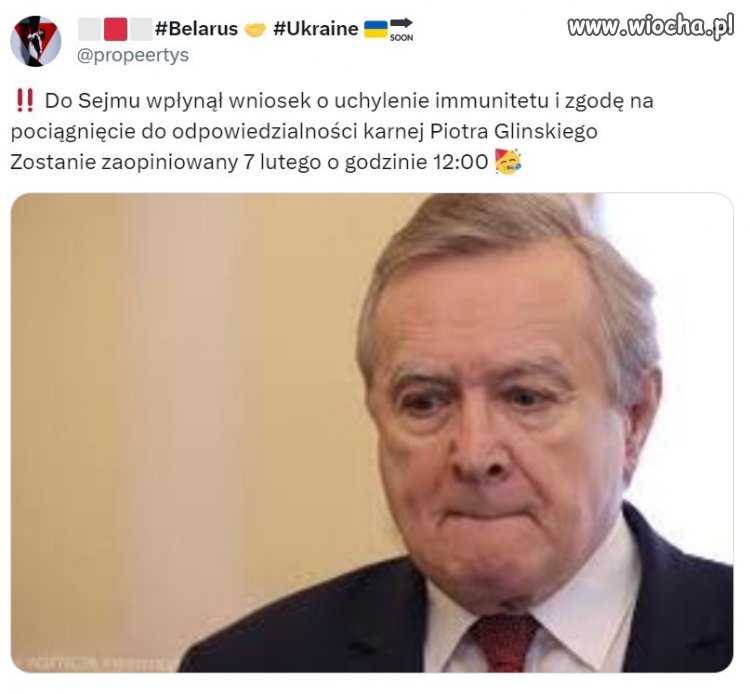 Szykuje się kolejny Więzień Polityczny 