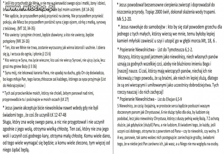 Nigdy nie była religią miłości.