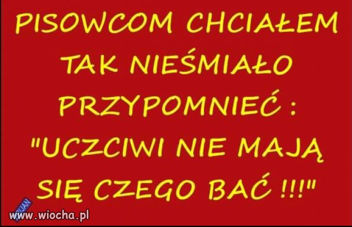 Dlaczego tyle wycia i skowytu PiSiorów?
