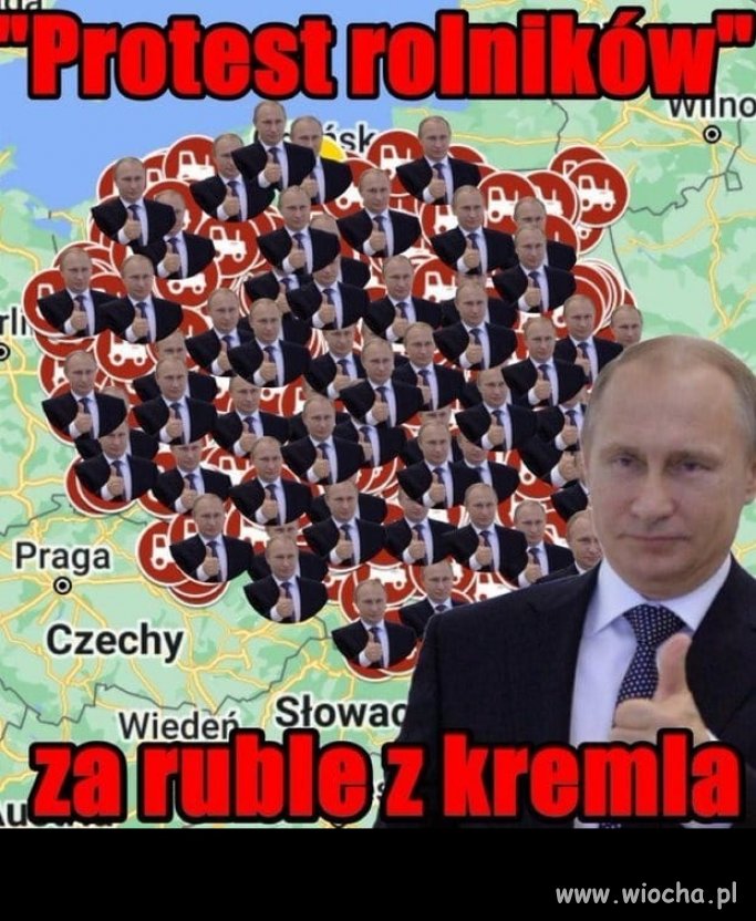 A putin i kaczyński zacierają rączki.