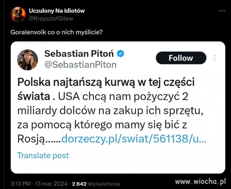 To ruski troll albo ''biała odwaga'':   
