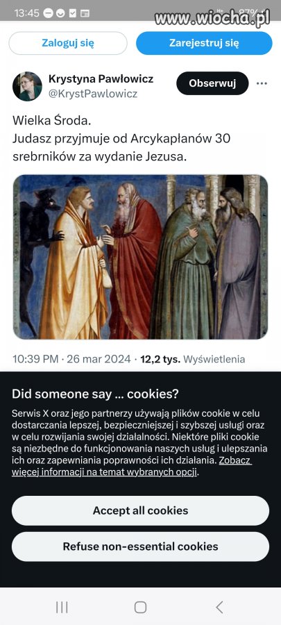 Krycha znowu odleciała