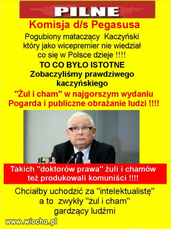 Przez 8 lat nic się nie działo, bez decyzji Kaczyńskiego!