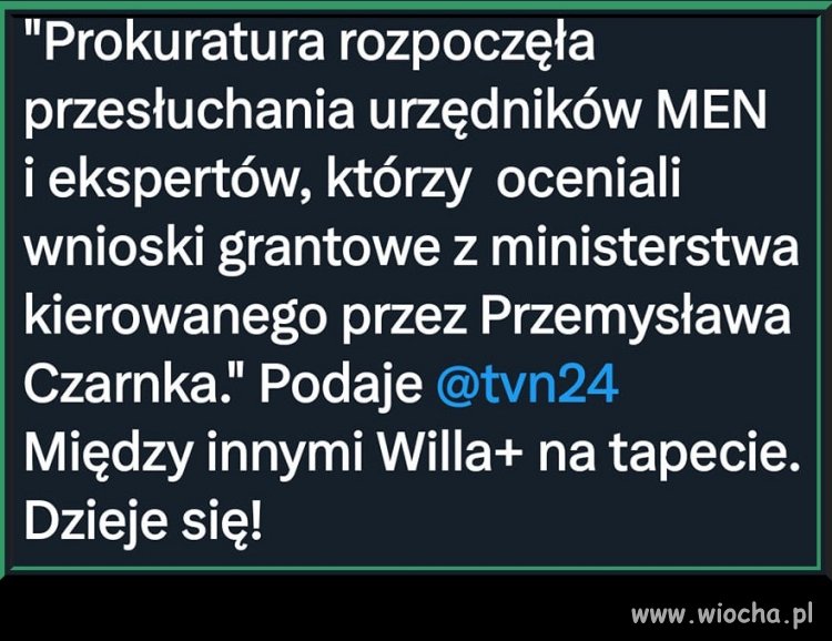 Dzieje się. I bardzo dobrze ...