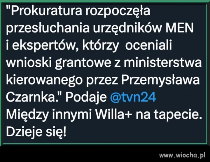 Dzieje się. I bardzo dobrze ...