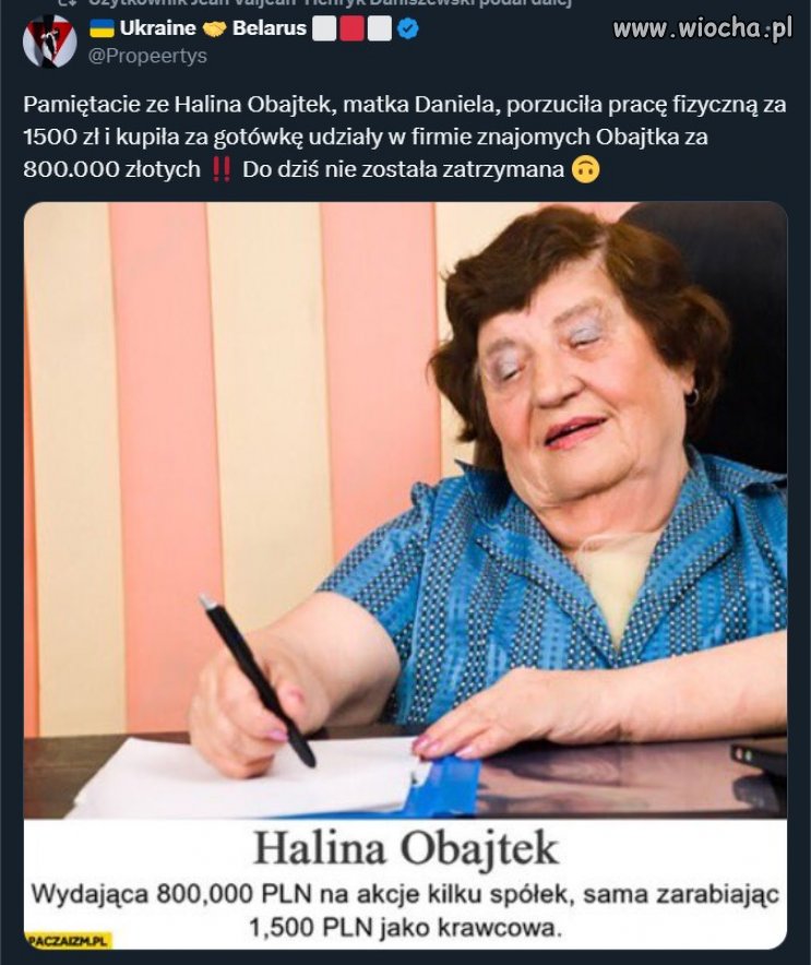 Dobrze kroiła... kasę?   