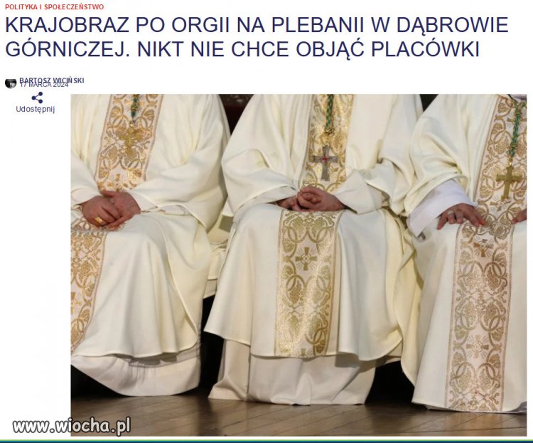 Dla hierarchów kościelnych.