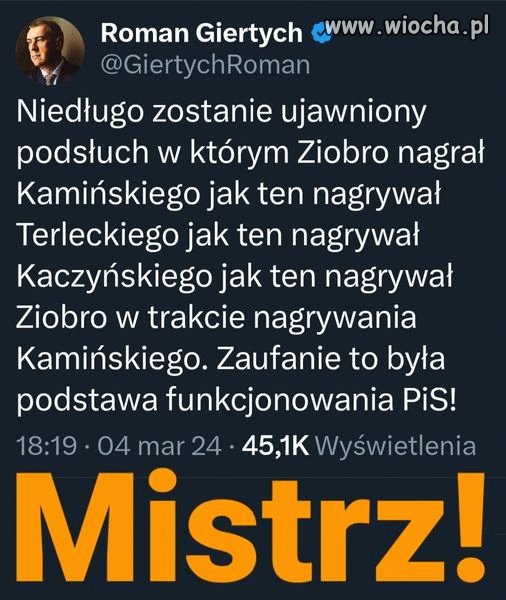 Romek jak zawsze celnie