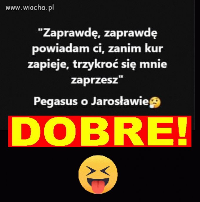 Pegasus vs. Jarosław