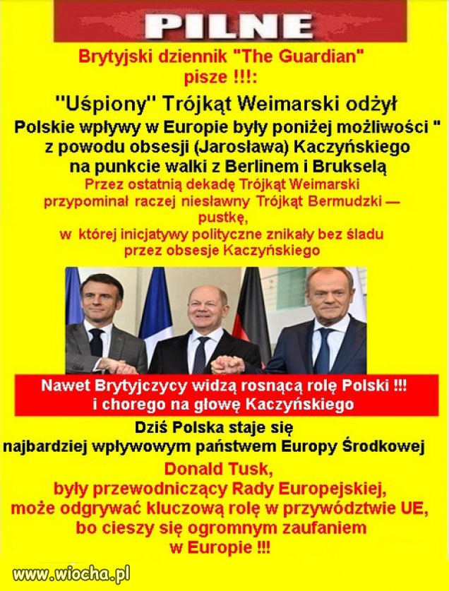 Koniec wstydu za dywesyjną politykę Kaczyńskiego w UE!