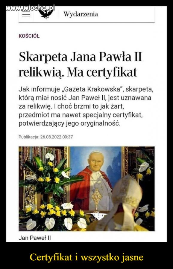 To nie feik.
