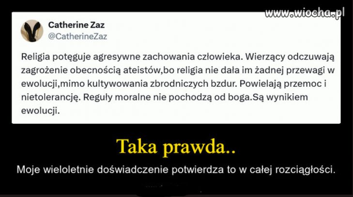 To by się zgadzało z moim doświadczeniem...
