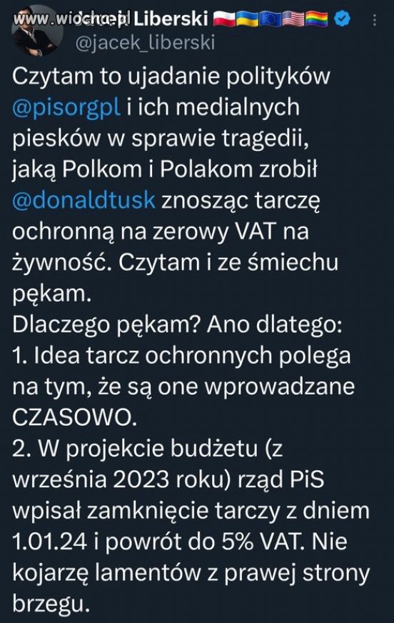 Elektorat pisu jest za głupi żeby to zrozumieć