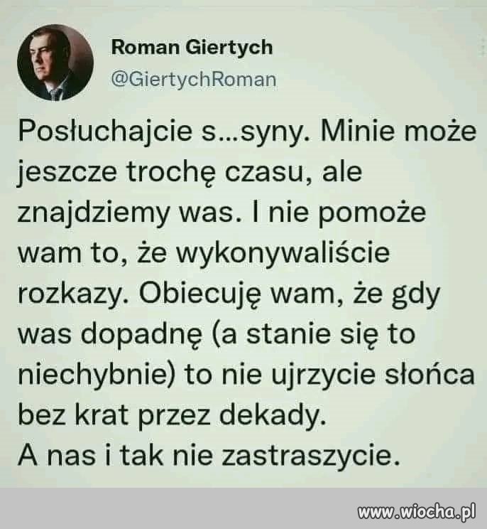 Do wszystkich pisowskich gnoi i przekrętasów ...