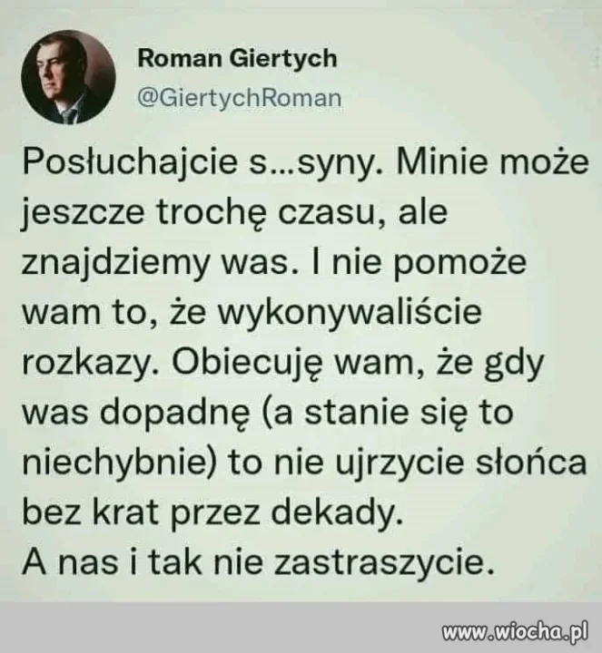 Do wszystkich pisowskich gnoi i przekrętasów ...