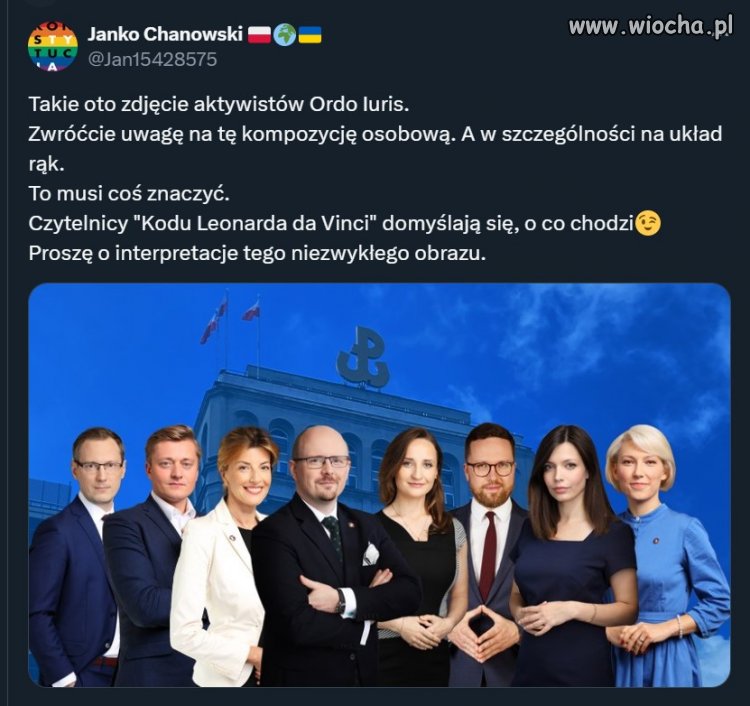 Dla mnie to zdjęcie pasożytów żerujących na  naiwności ludzkiej. 