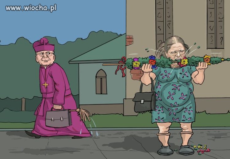 Ech, ta "nasza" Krycha 😁 w niedziele palmowa...