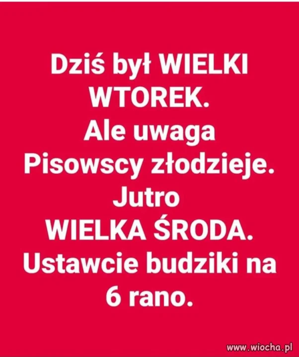 Szykujcie się pisiory 