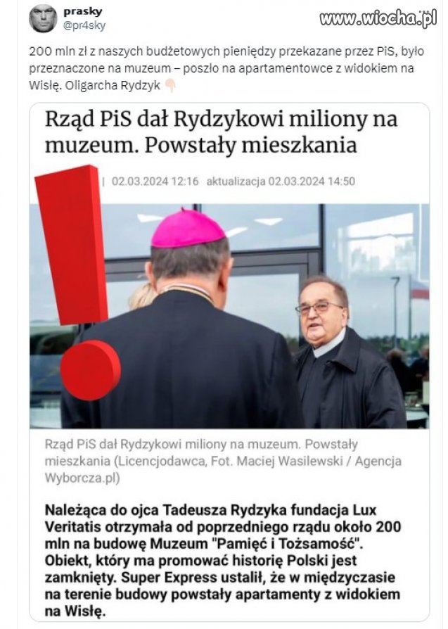 Ciekawi mnie, kiedy hochsztaplera przestaną ojcem nazywać   
