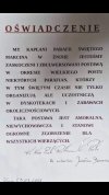 Oświadczenie 