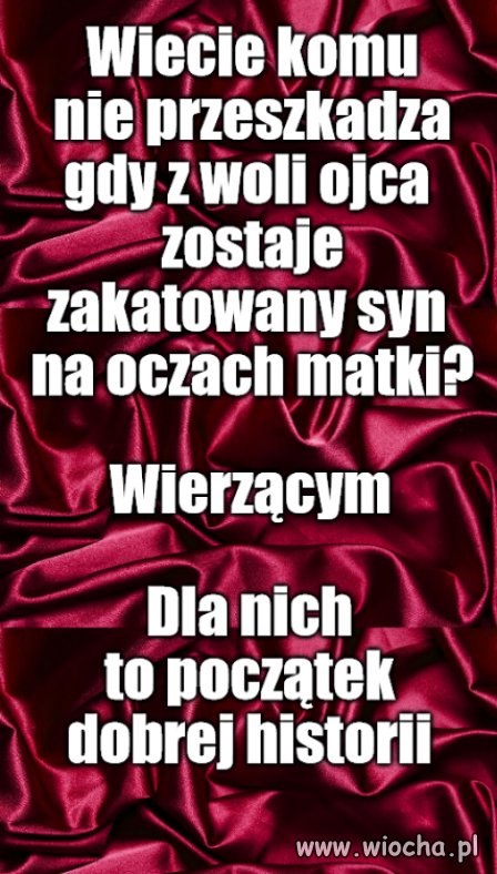 Kaprawym okiem ateisty patrząc ...