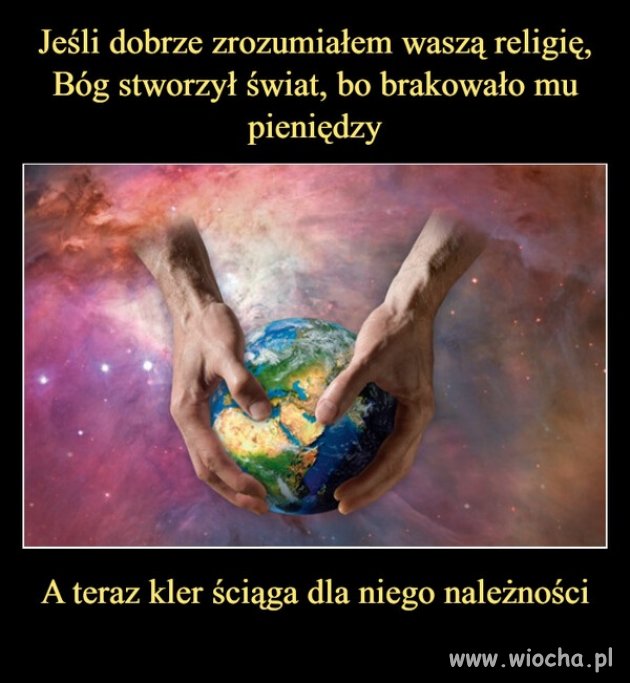 Taki miał plan ...
