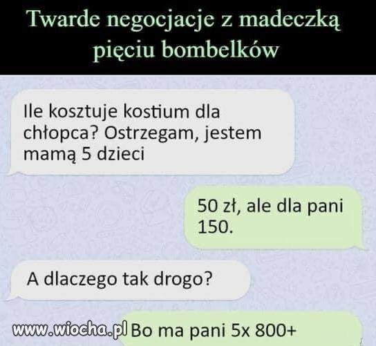Na madek drożej 