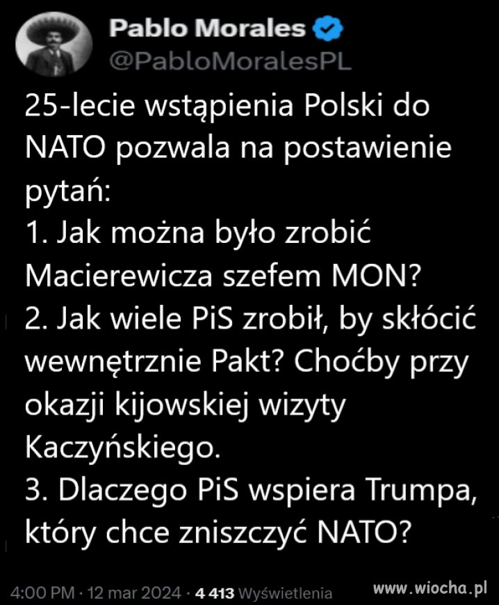 Bo to głos Kremla w naszym domu za dużo tych przypadków jest