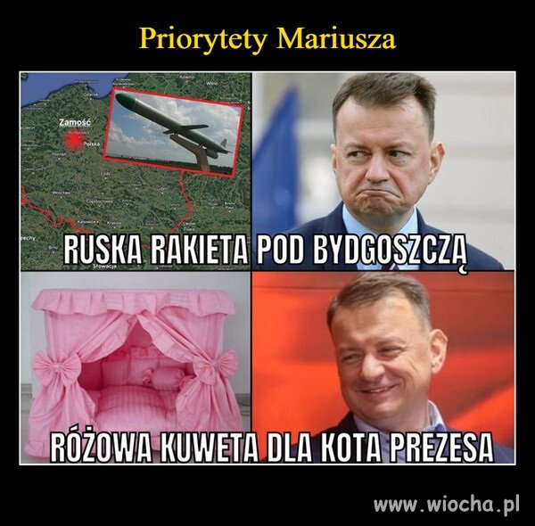 Bo priorytety partyjne są dla niego najważniejsze 