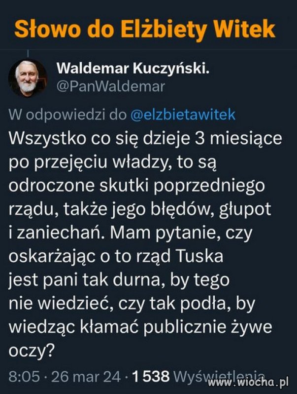 Prof.Kuczyński do "reasumpcji" Witek.