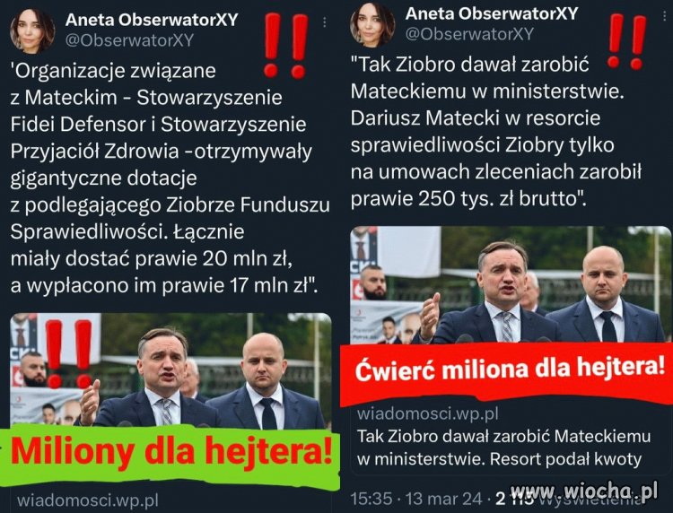 Ziobro ty kur... jeb...
